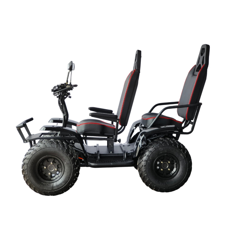 Load image into Gallery viewer, QT-E01 B Two Seat 4-Wheel Electric Mobility Scooter
