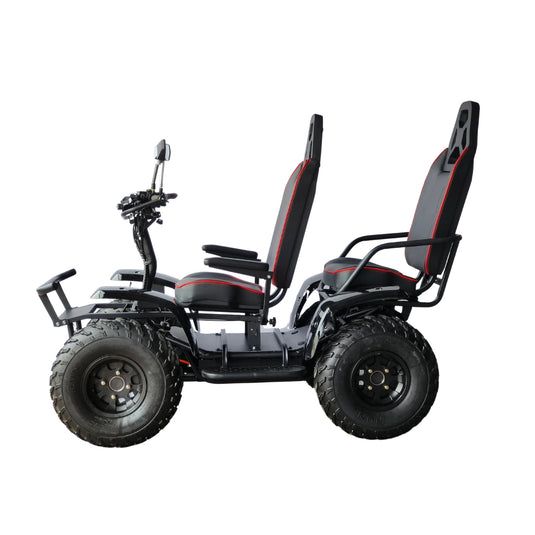 QT-E01 B Two Seat 4-Wheel Electric Mobility Scooter