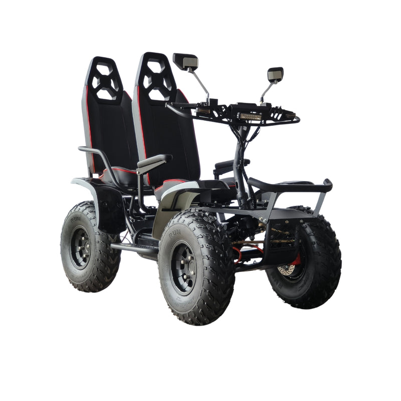 Load image into Gallery viewer, QT-E01 B Two Seat 4-Wheel Electric Mobility Scooter
