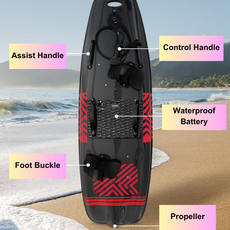 Load image into Gallery viewer, 15Kw Electric Motor Powered Surfboard Jet Surf 03
